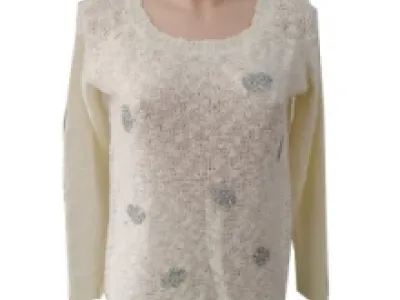 Pulls femme avec motifs devant