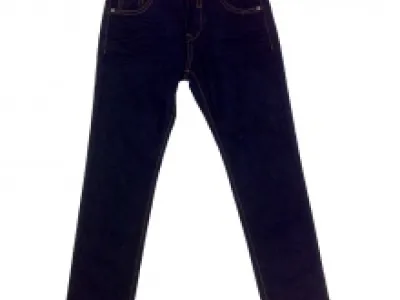 Jeans tendance avec couture contrastée