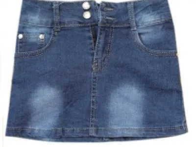 Jolie jupe jeans délavé pour fille