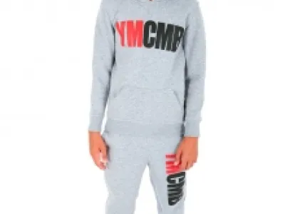 Ensemble jogging unisexe YMCMB rouge et noir