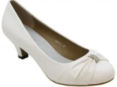 Ballerines à talon avec nœud