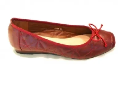 Ballerines matelassées décorées de nœud devant