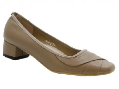 Ballerines à talon avec bout fantaisie