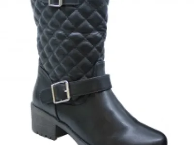 Bottines matelassées en vogue