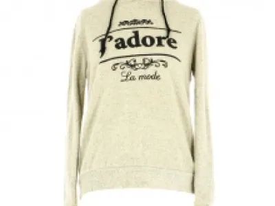 Sweat à capuche J’adore la mode