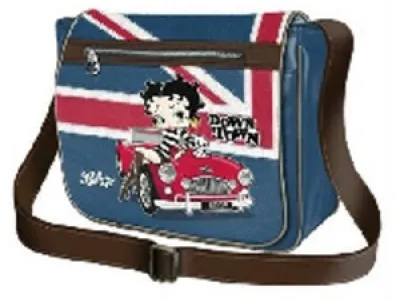 Sac à bandoulière besace Betty Boop Down Town