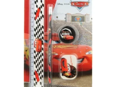 Set de fournitures Cars 4 pièces
