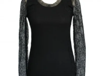 Pull fashion avec dentelle