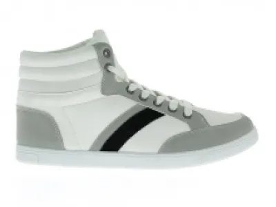 Baskets montantes avec bandes contrastantes pour homme