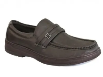 Mocassins homme avec motif fantaisie sur la languette