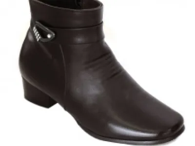 Bottines femme décorées de motifs fantaisies