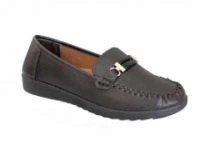 Mocassins femme avec motif fantaisie