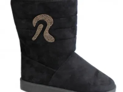 Bottes fourrées femme ornées de strass