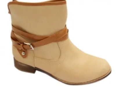 Bottines avec doubles brides