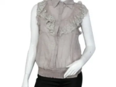 Chemise femme à dentelles