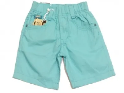 Short pur coton avec taille élastiquée
