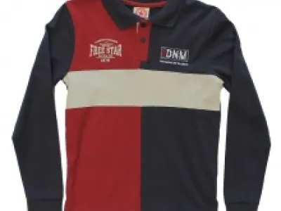 Polo tricolore garçon