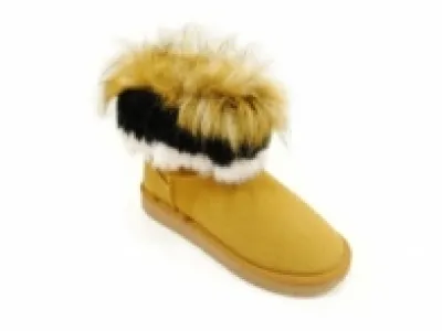 Bottines fashions avec fourrures pour femme
