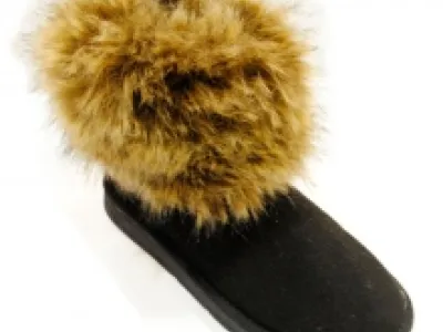 Bottines pour femme avec fourrures amovibles