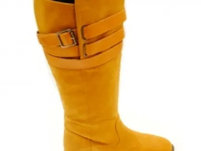 Bottes fashion avec brides pour femme