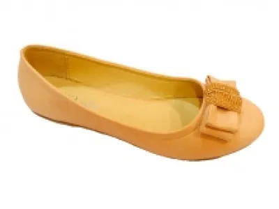 Ballerines avec motif nœud à strass