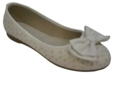 Ballerines imprimées fleuries avec nœud devant