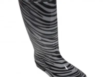 Bottes de pluie avec motif zébré