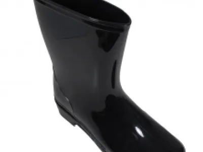 Botte de pluie noire pour femme