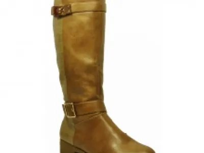 Bottines sublimes à deux tons avec brides