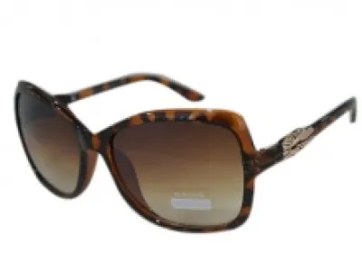 Lunettes de soleil femme avec détail argenté sur les branches