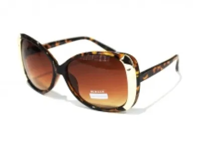 Lunettes de soleil femme avec branches en métal