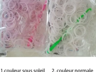 Élastiques de couleur unique