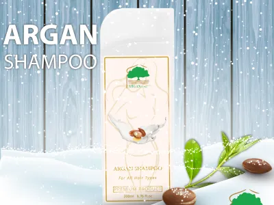 shampoinning de l'huile argan