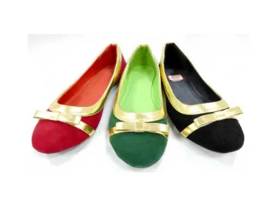 Ballerine noeud or 
