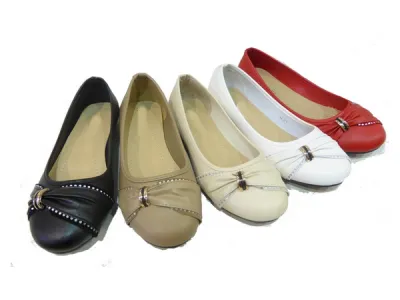 Ballerine noeud strass 