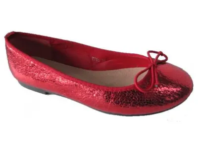 Ballerine rouge pailleté 
