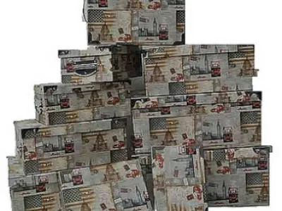 Set de 10 boites de rangement  Réf 9071