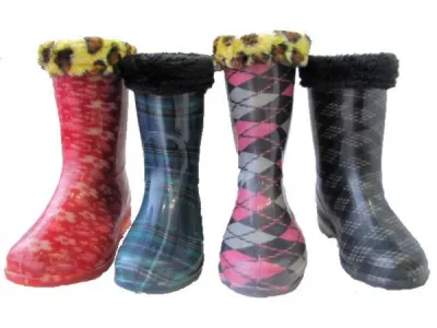 Bottes de pluie fashion réf 8875 5, 95 € ht/unité