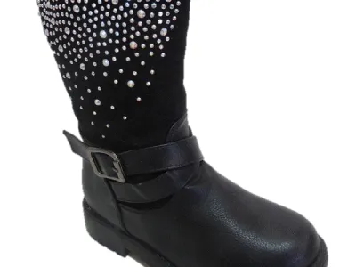 Bottine enfant à strass Réf 7526 7,90 € HT/unité 