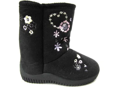 Bottine fille fleur réf 6223 2, 95 € ht/unité