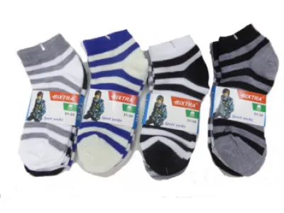 Chaussette enfant rayé Réf 9227 1,20 € HT/unité