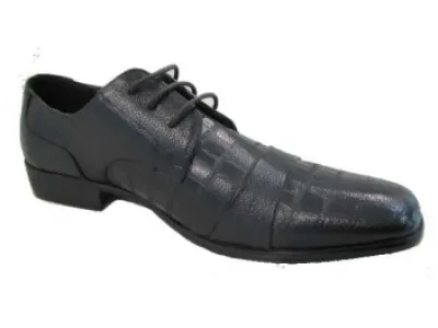 Chaussure style croco en cuir   Réf 4765  Prix  9.95€ HT