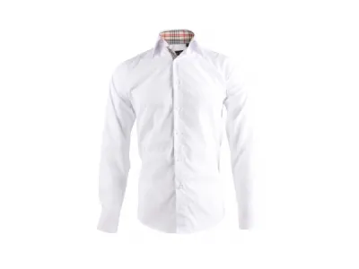 Chemise Blanc Tartan Int Réf 7457 7,40 € HT/unité