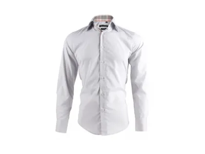 Chemise Gris Argent Tartan Int Réf 7561 7,40 € HT/unité