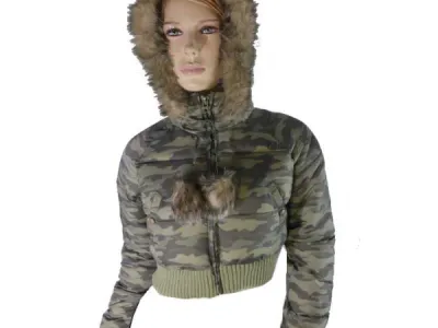 Doudoune militaire femme réf 7431 9, 90 € ht/unité