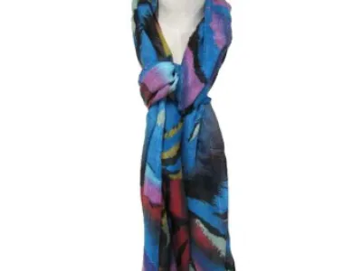 LOT écharpe foulard couleur Réf 4522 1.90€HT/unité