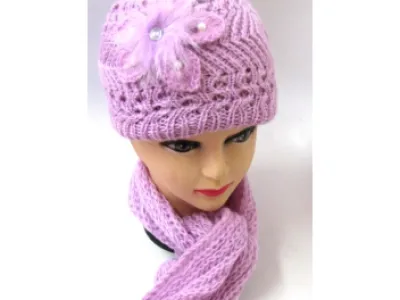 DESTOCKAGE ensemble bonnet écharpe Réf 2290 1.30€ht/unité