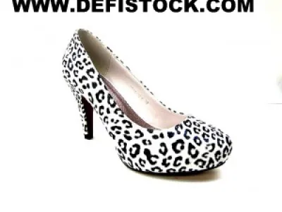 escarpins leopard blanche ref 2684 4.95€ ht 