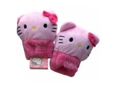 Mitaines peluche hello kitty 1,20 € HT/unité