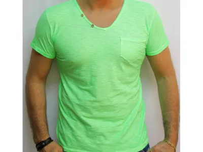 Tee shirt fluo italien VAL071